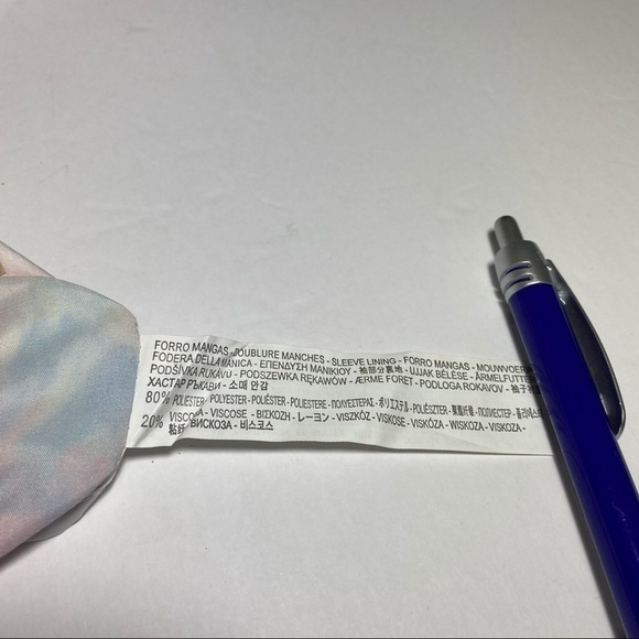 𝅺ZARA Bomber Jacket Tie-Dye All Over Print  Long Sleeve, Pockets, Zipper - Picture 10 of 16